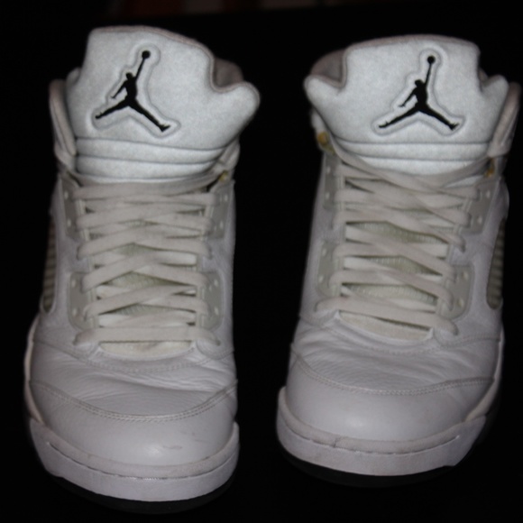 Jordan 5 Retro Metallic White (2015) 136027-130 - Picture 2 of 7